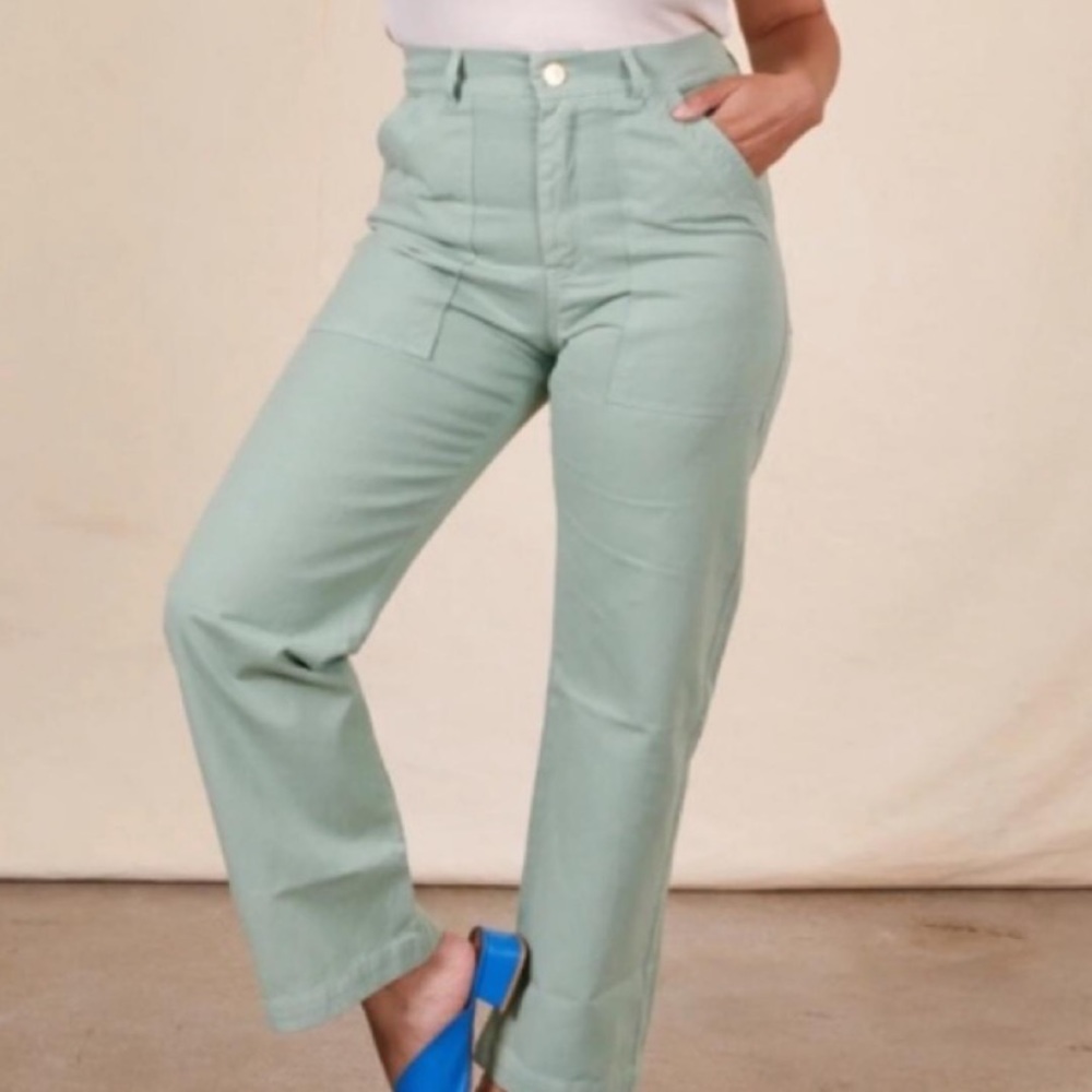 Big Bud Press Pencil Pants - Size L Sage Green